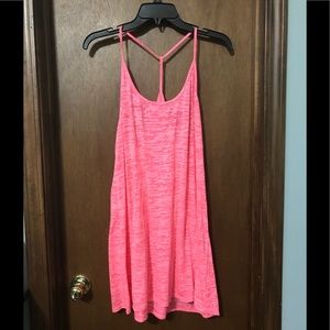 Hot pink swimsuit cover up